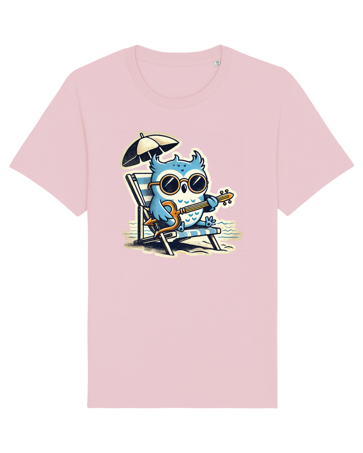 Tricou mânecă scurtă Unisex Rocker Cotton Pink