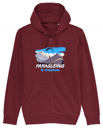 Paragliding is freedom Burgundy