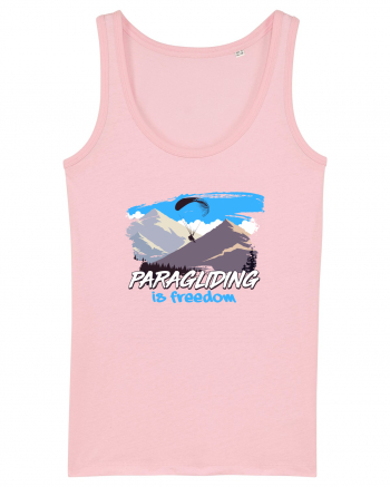 Paragliding is freedom Cotton Pink