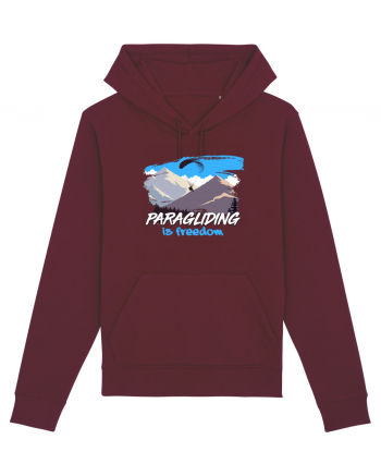 Paragliding is freedom Burgundy