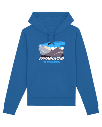 Paragliding is freedom Royal Blue