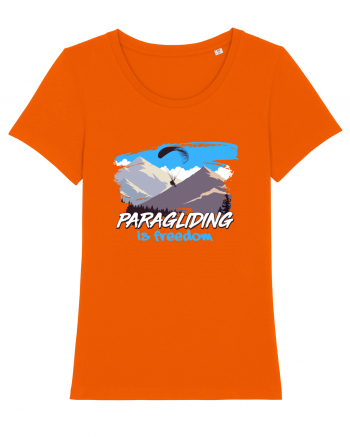 Paragliding is freedom Bright Orange