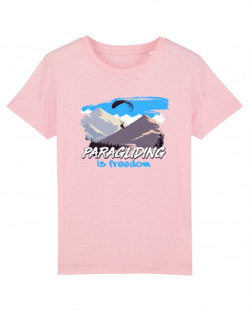 Paragliding is freedom Cotton Pink