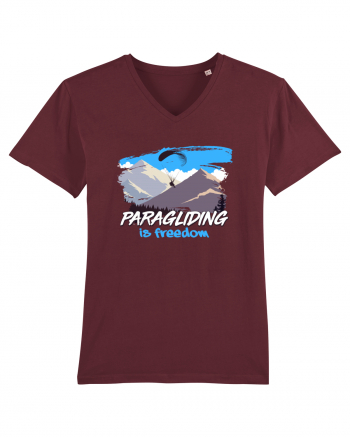 Paragliding is freedom Burgundy