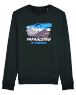 Paragliding is freedom Bluză mânecă lungă Unisex Rise