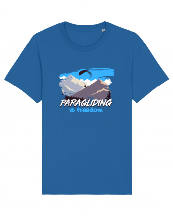 Paragliding is freedom Royal Blue