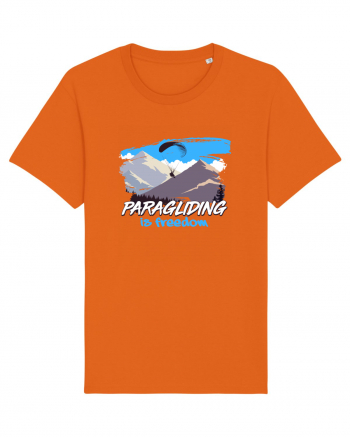 Paragliding is freedom Bright Orange