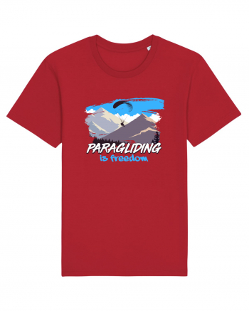 Paragliding is freedom Red