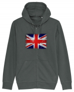 UK flag Hanorac cu fermoar Unisex Connector