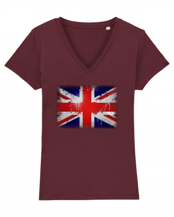 UK flag Burgundy