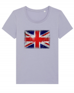UK flag Tricou mânecă scurtă guler larg fitted Damă Expresser
