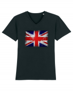 UK flag Tricou mânecă scurtă guler V Bărbat Presenter