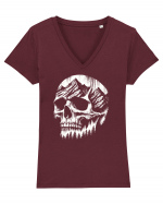 Craniu montan - bikers dream Tricou mânecă scurtă guler V Damă Evoker