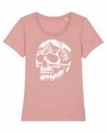 Craniu montan - bikers dream Tricou mânecă scurtă guler larg fitted Damă Expresser