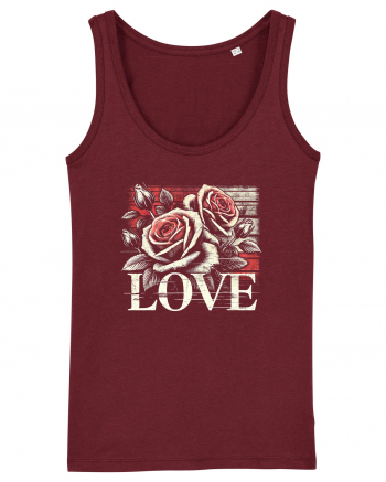 Love roses Burgundy