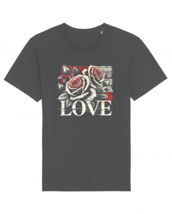 Love roses Tricou mânecă scurtă Unisex Rocker