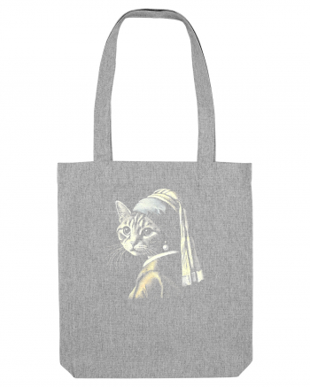 Pisica cu cercei de perla Heather Grey