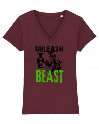 Unleash the beast Burgundy