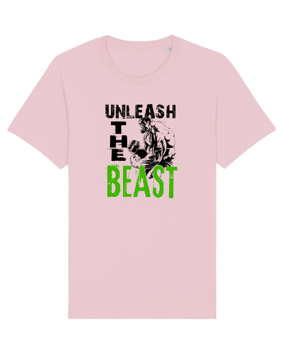 Tricou mânecă scurtă Unisex Rocker Cotton Pink