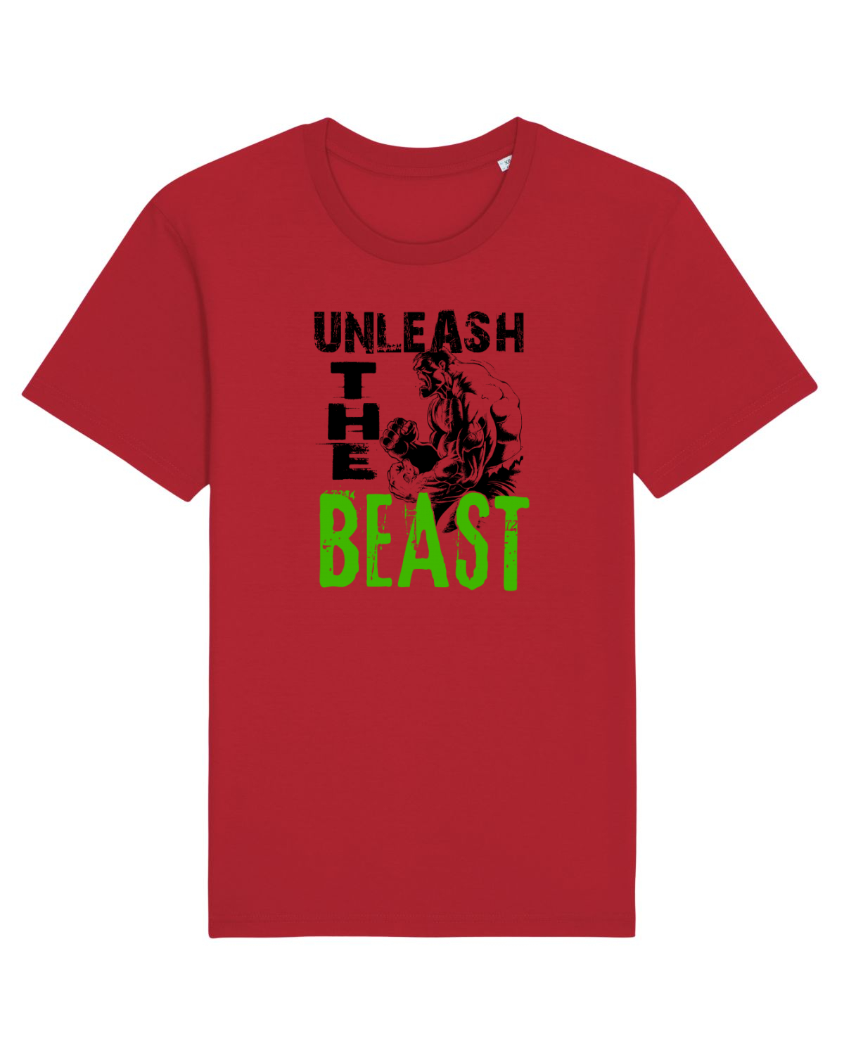 Tricou mânecă scurtă Unisex Rocker Red
