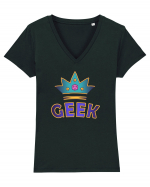 Geek Royalty Tricou mânecă scurtă guler V Damă Evoker