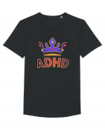 ADHD Royalty Tricou mânecă scurtă guler larg Bărbat Skater