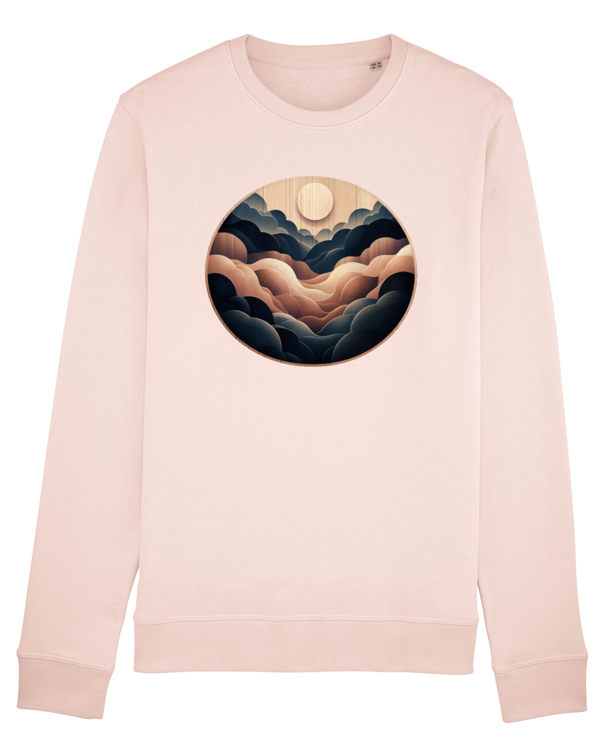 Bluză mânecă lungă Unisex Rise Candy Pink
