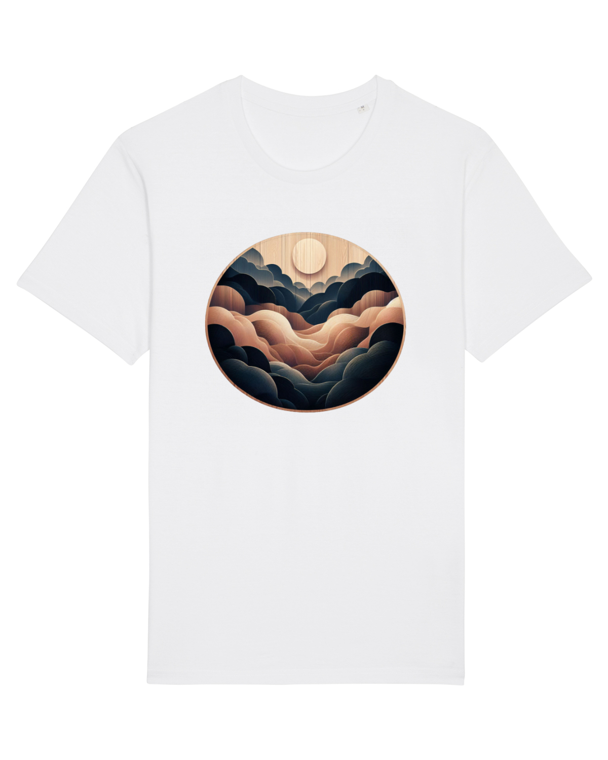 Tricou mânecă scurtă Unisex Rocker White