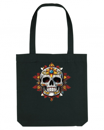 Mandala Skull Black