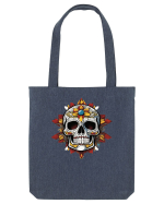 Mandala Skull Sacoșă textilă