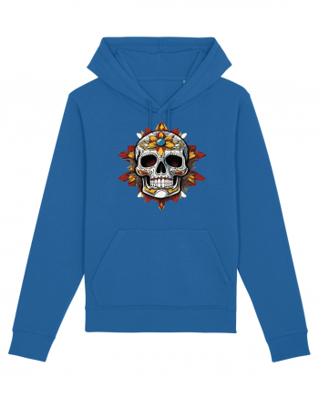 Mandala Skull Royal Blue