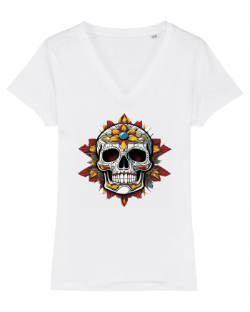 Mandala Skull White