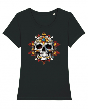 Mandala Skull Black