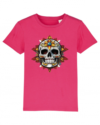 Mandala Skull Raspberry