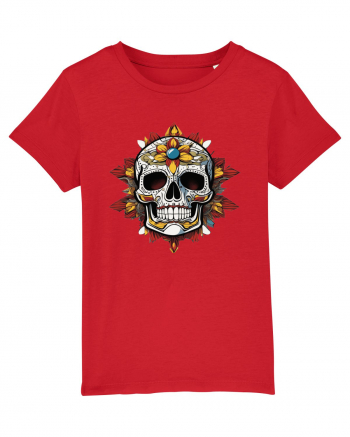 Mandala Skull Red