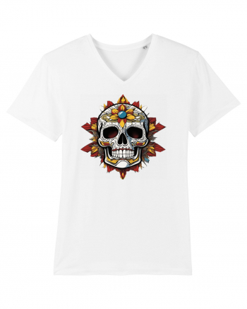 Mandala Skull White