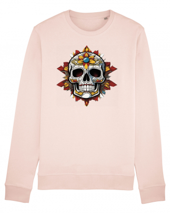 Mandala Skull Candy Pink