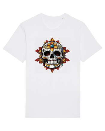 Mandala Skull White