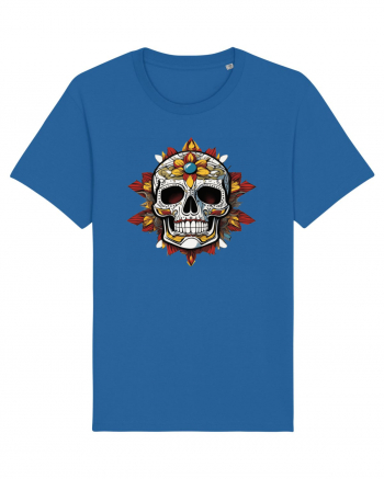 Mandala Skull Royal Blue