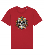 Mandala Skull Tricou mânecă scurtă Unisex Rocker