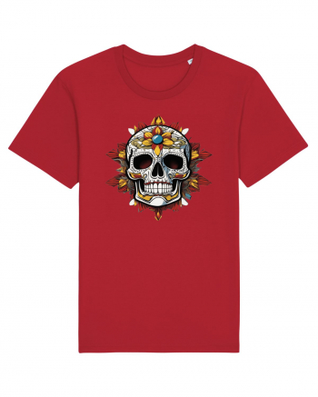 Mandala Skull Tricou mânecă scurtă Unisex Rocker