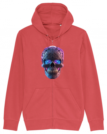 Mandala Skull 3D Carmine Red