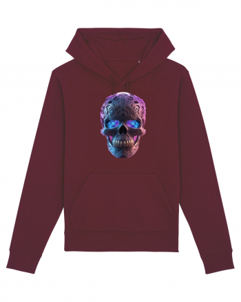 Mandala Skull 3D Burgundy