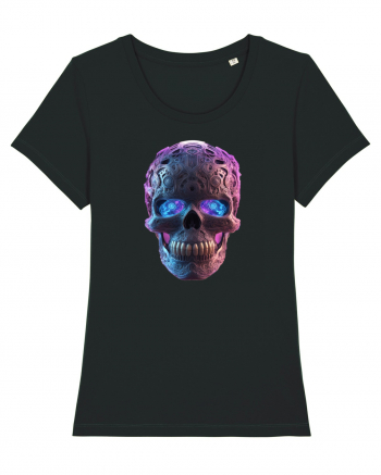 Mandala Skull 3D Black