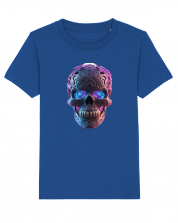 Mandala Skull 3D Majorelle Blue