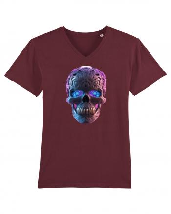 Mandala Skull 3D Burgundy