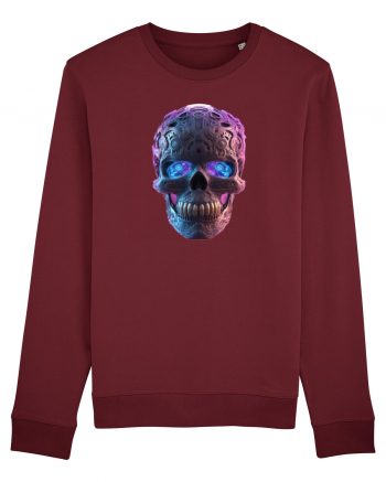 Mandala Skull 3D Burgundy