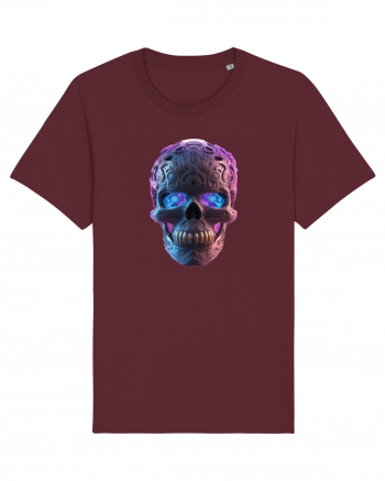 Mandala Skull 3D Burgundy