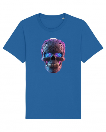 Mandala Skull 3D Royal Blue