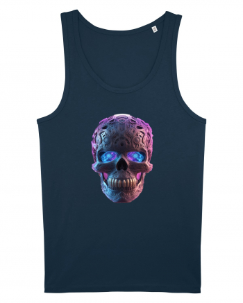 Mandala Skull 3D Navy